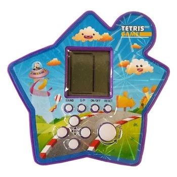 Elektronička Igra Tetris Zvijezda Prijenosna, Ljubičasta, 7,5 × 7 Cm, Var. 4028 4