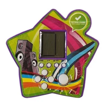 Elektronička Igra Tetris Zvijezda Prijenosna, Ljubičasta, 7,5 × 7 Cm, Var. 4028 6