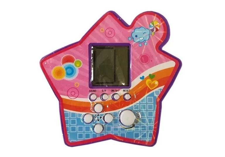 Elektronička Igra Tetris Zvijezda Prijenosna, Ljubičasta, 7,5 × 7 Cm, Var. 4028 7
