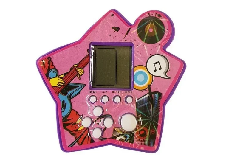 Elektronička Igra Tetris Zvijezda Prijenosna, Ljubičasta, 7,5 × 7 Cm, Var. 4028 8