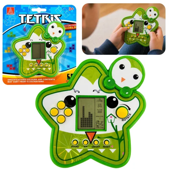 Elektronička Igra Tetris Zvijezda, Zelena, Ø 11 Cm 1