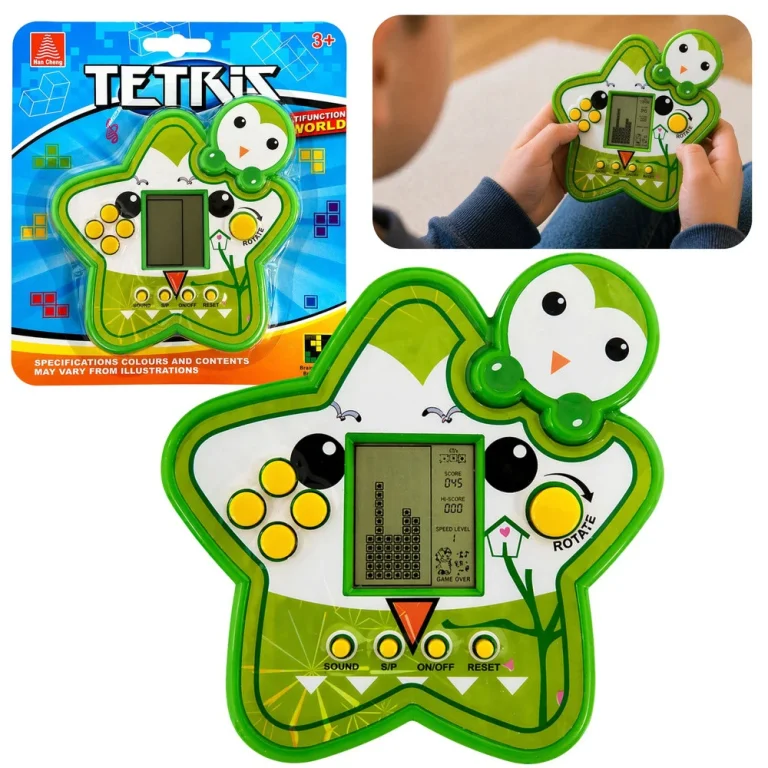 Elektronička Igra Tetris Zvijezda, Zelena, Ø 11 Cm 1