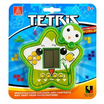Elektronička Igra Tetris Zvijezda, Zelena, Ø 11 Cm 5