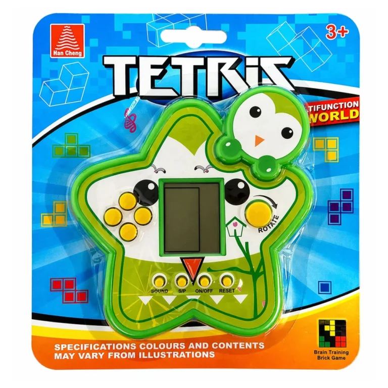Elektronička Igra Tetris Zvijezda, Zelena, Ø 11 Cm 5