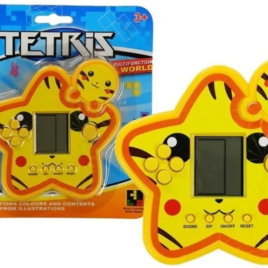 Elektronička Igra Tetris Zvijezda, žuta, Ø 11 Cm 1