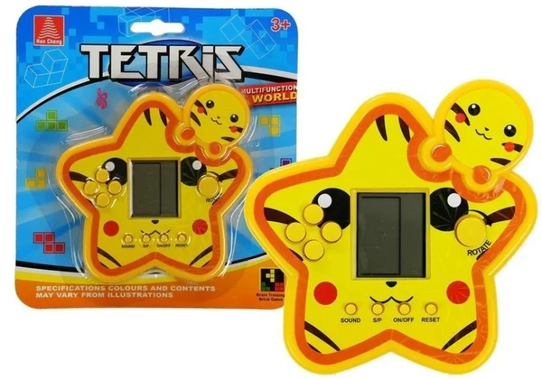 Elektronička Igra Tetris Zvijezda, žuta, Ø 11 Cm 1