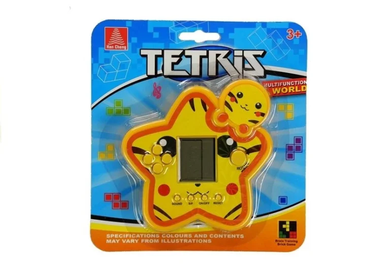 Elektronička Igra Tetris Zvijezda, žuta, Ø 11 Cm 4