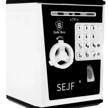Elektronička Kasica Sef Crna 3+ S Pin Om 2