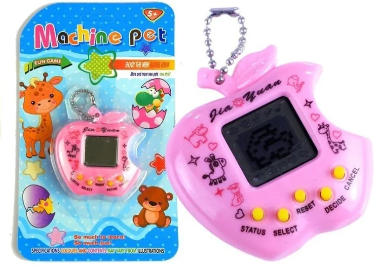 Elektroničke životinje Tamagotchi U Obliku Ružičaste Jabuke 1