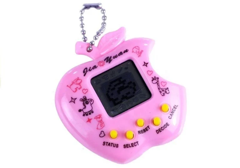 Elektroničke životinje Tamagotchi U Obliku Ružičaste Jabuke 2