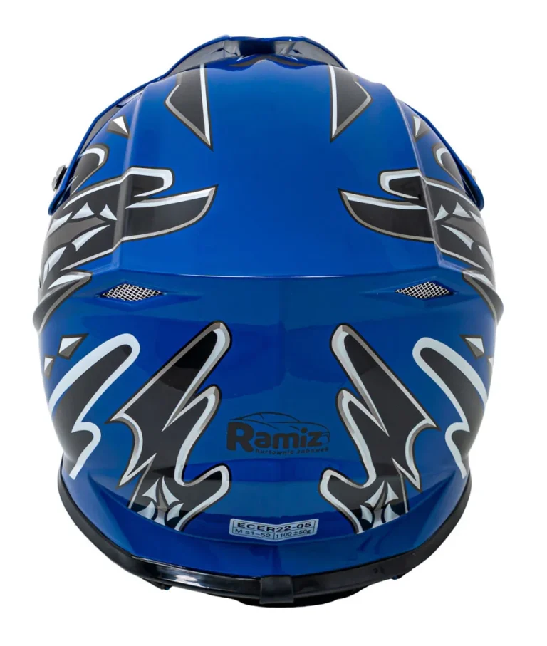 Enduro Kaciga Plava L 6