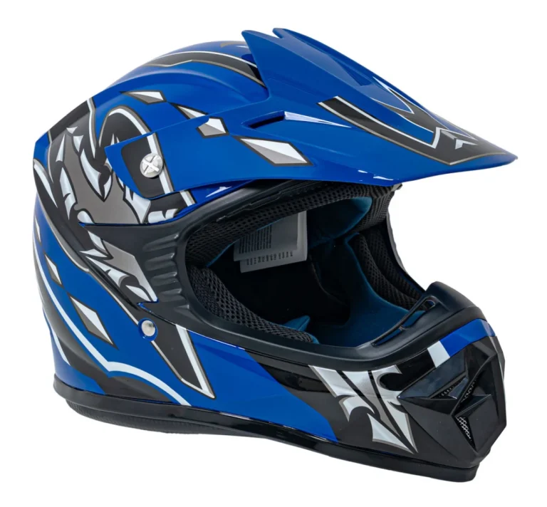 Enduro Kaciga Plava S 2