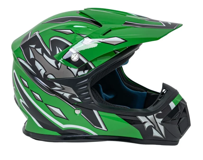Enduro Kaciga Zelena M 4