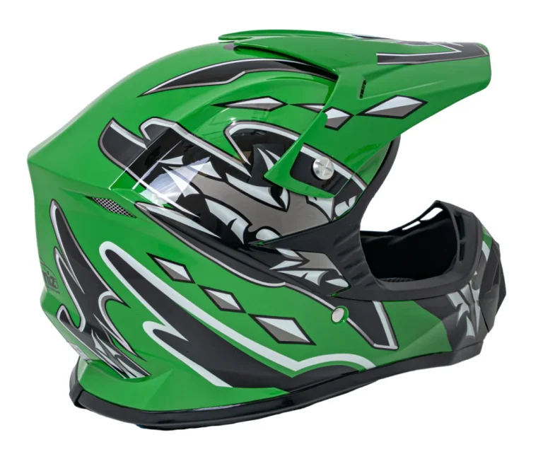 Enduro Kaciga Zelena M 5