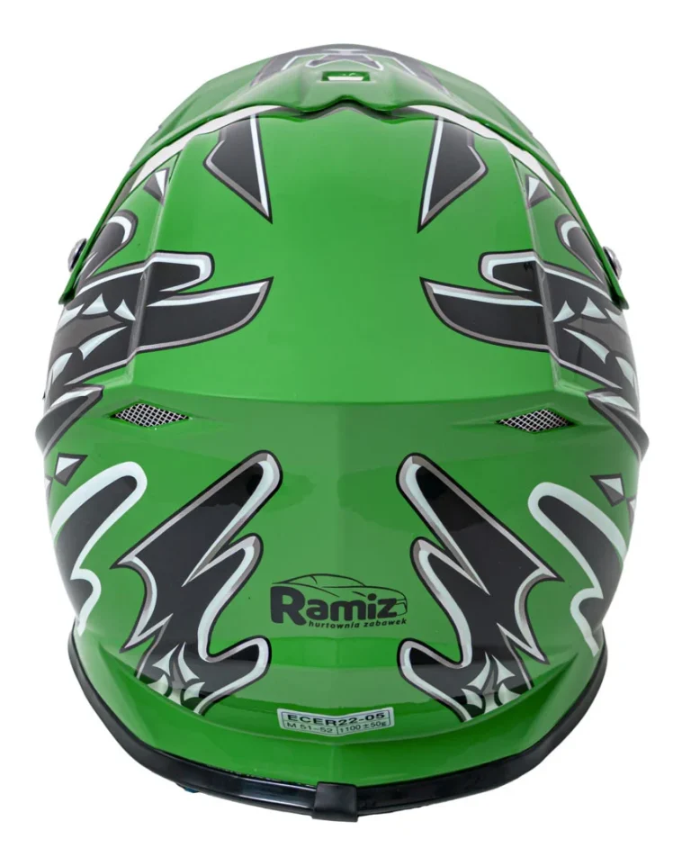 Enduro Kaciga Zelena M 6