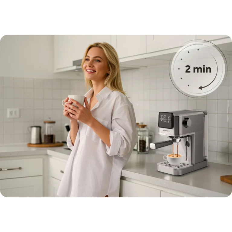 Espresso Aparat Berdsen Bd 770 20 Bar Srebrni 12