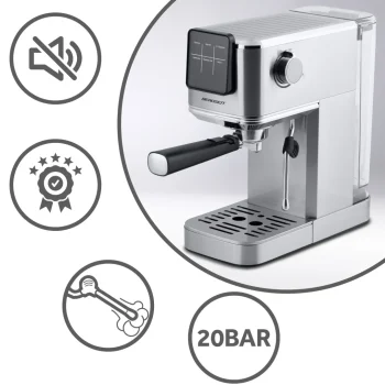 Espresso Aparat Berdsen Bd 770 20 Bar Srebrni 14
