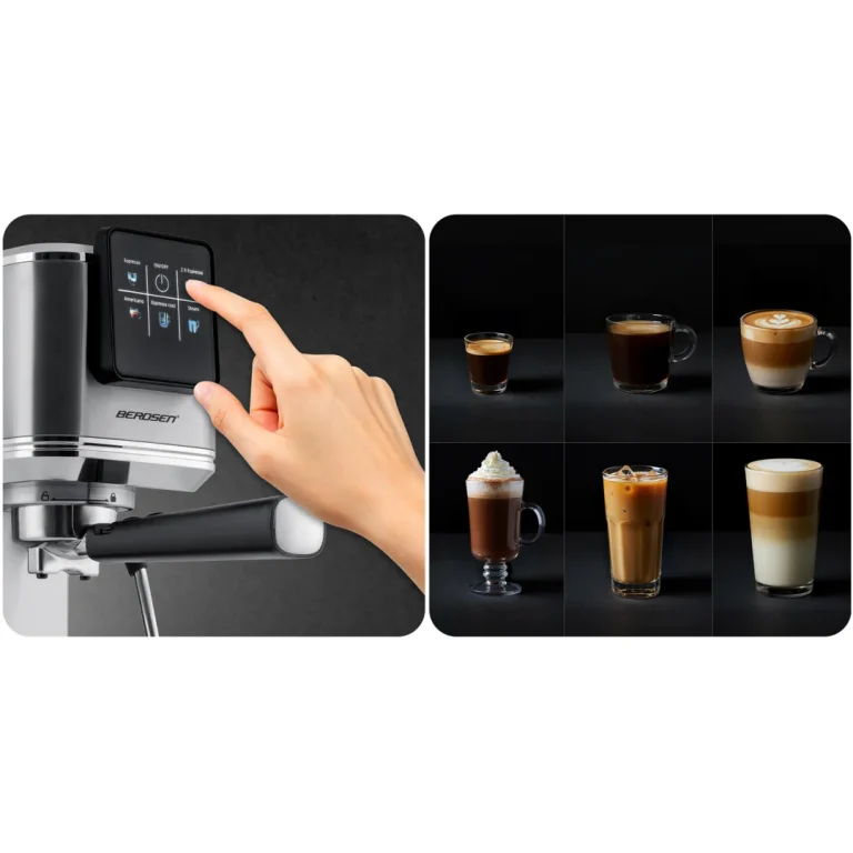 Espresso Aparat Berdsen Bd 770 20 Bar Srebrni 15