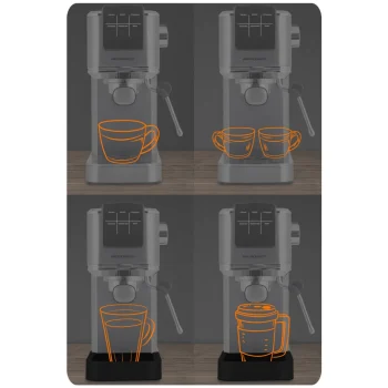 Espresso Aparat Berdsen Bd 770 20 Bar Srebrni 16