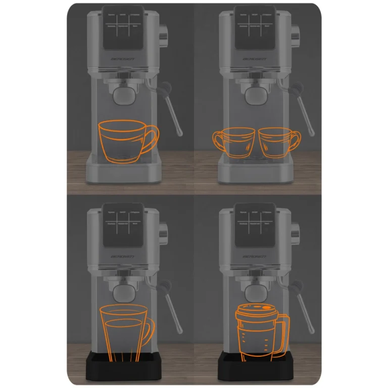 Espresso Aparat Berdsen Bd 770 20 Bar Srebrni 16