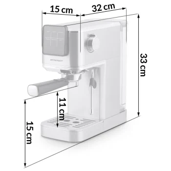 Espresso Aparat Berdsen Bd 770 20 Bar Srebrni 4