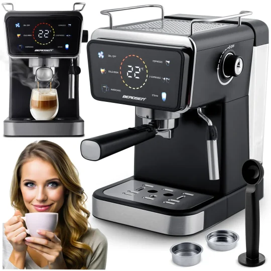 Espresso Aparat Berdsen Bd 771 20 Bar Crni 1