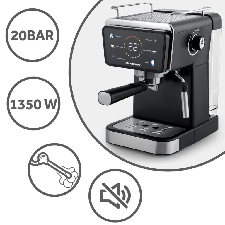 Espresso Aparat Berdsen Bd 771 20 Bar Crni 14