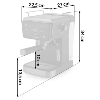 Espresso Aparat Berdsen Bd 771 20 Bar Crni 4