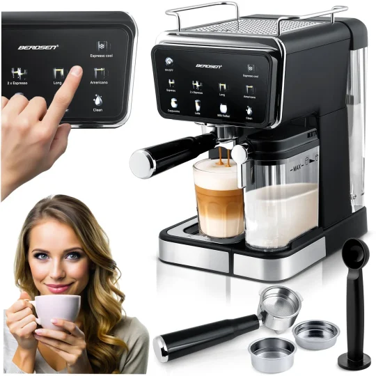 Espresso Aparat Berdsen Bd 773 20 Bar S Pjenjenjem Crni 1