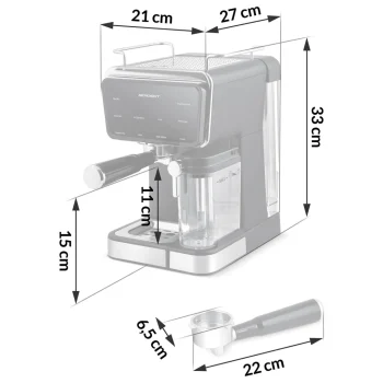 Espresso Aparat Berdsen Bd 773 20 Bar S Pjenjenjem Crni 4