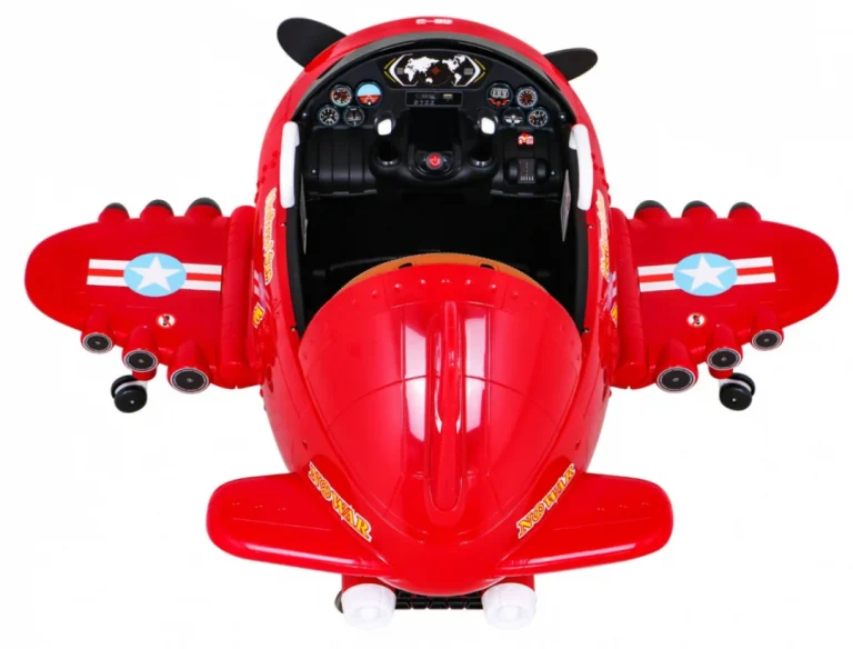 F99 Sky Limit Punjivi Avion Za Djecu Crveni + Pomični Propeler + Daljinski Upravljač, Crvena 9