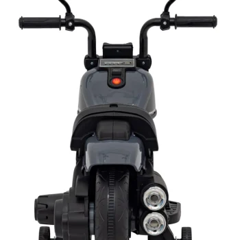 Faster Chopper Dječji Motocikl Na Baterije, Sivi + Fm Radio + Audio Ploča + Led Motor Na Akumulator 7