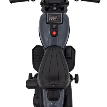 Faster Chopper Dječji Motocikl Na Baterije, Sivi + Fm Radio + Audio Ploča + Led Motor Na Akumulator 9