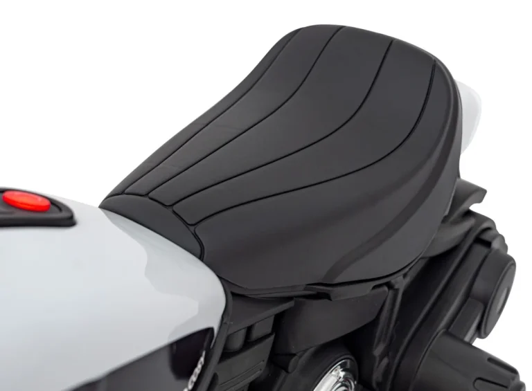 Faster Chopper Baterijski Motor Za Djecu Bijeli + Fm Radio + Audio Ploča + Led, Bijela Motor Na Akumulator 14