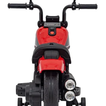 Faster Chopper Baterijski Motor Za Djecu Crveni + Fm Radio + Audio Ploča + Led, Crvena Motor Na Akumulator 7
