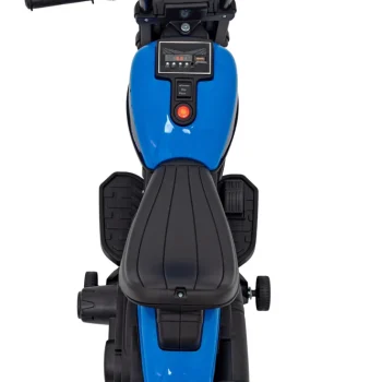 Faster Chopper Baterijski Motor Za Djecu Plavi + Fm Radio + Audio Ploča + Led, Plava Motor Na Akumulator 10