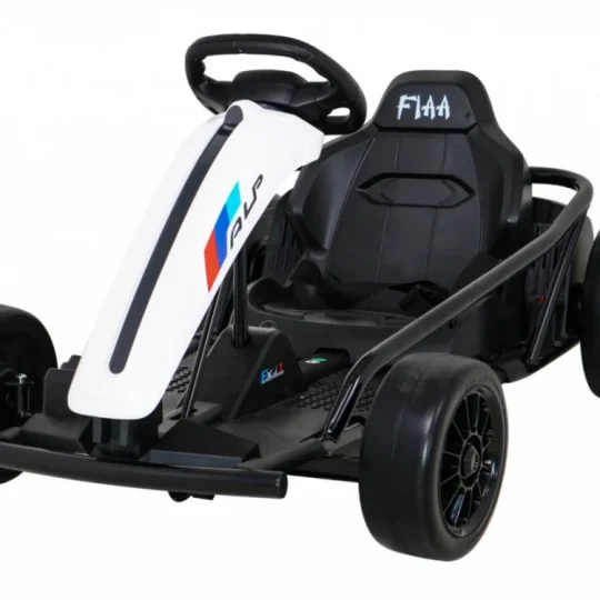Fx1 Drift Master Go Kart Na Baterije Za Djecu, Bijeli + Drift Funkcija + Eva Kotači, Bijela 1