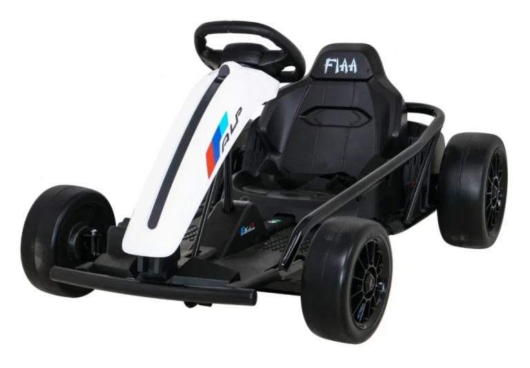 Fx1 Drift Master Go Kart Na Baterije Za Djecu, Bijeli + Drift Funkcija + Eva Kotači, Bijela 1