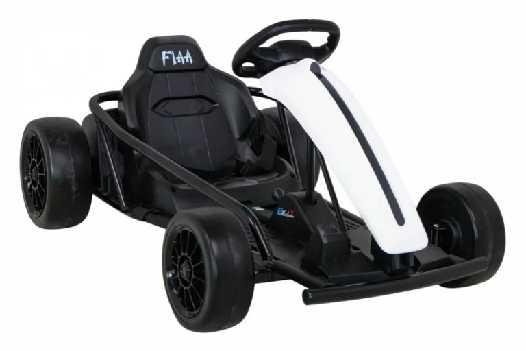Fx1 Drift Master Go Kart Na Baterije Za Djecu, Bijeli + Drift Funkcija + Eva Kotači, Bijela 7