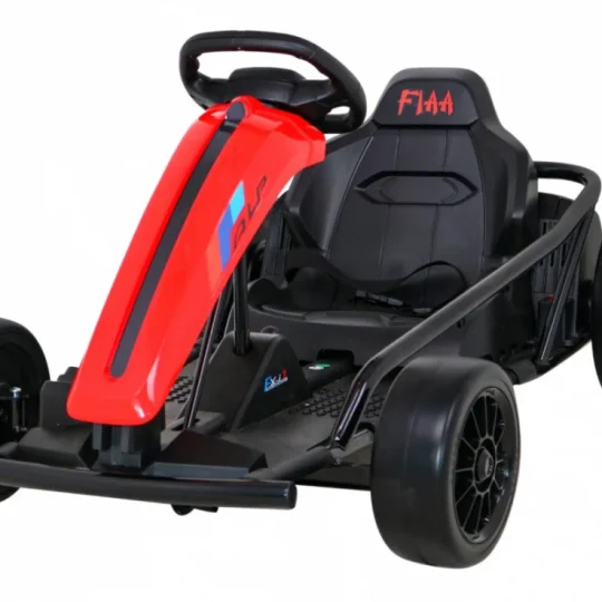 Fx1 Drift Master Go Kart Na Baterije Za Djecu, Crveni + Drift Funkcija + Eva Kotači, Crvena 1