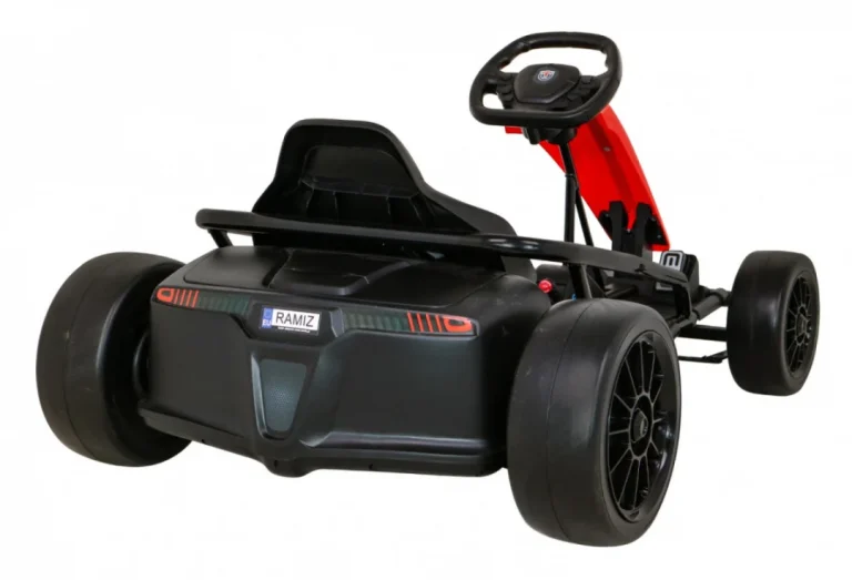 Fx1 Drift Master Go Kart Na Baterije Za Djecu, Crveni + Drift Funkcija + Eva Kotači, Crvena 7