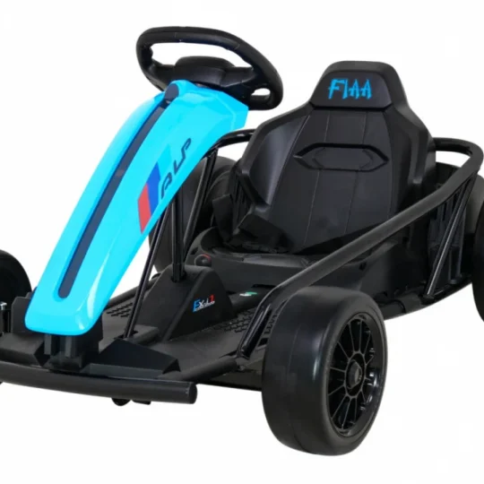 Fx1 Drift Master Go Kart Na Baterije Za Djecu, Plavi + Drift Funkcija + Eva Kotači, Plava 1