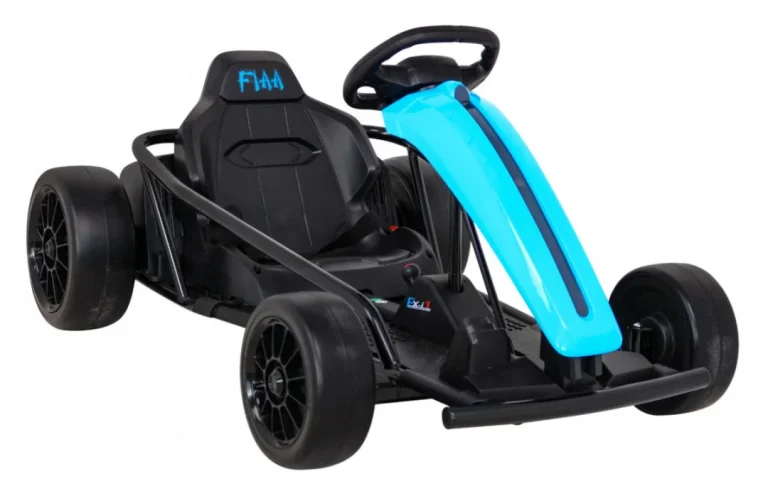Fx1 Drift Master Go Kart Na Baterije Za Djecu, Plavi + Drift Funkcija + Eva Kotači, Plava 8