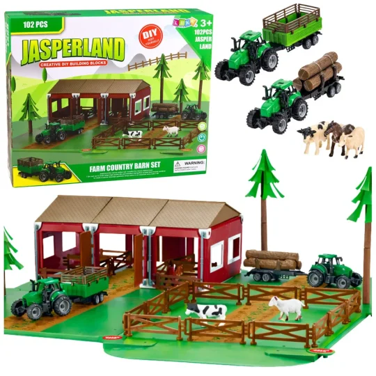 Farma Set Traktori životinje štala 102 Dijela 1