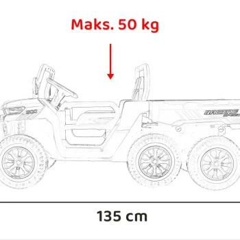 Farmer Kamion Speed 900 Na Akumulator, Bijeli 3