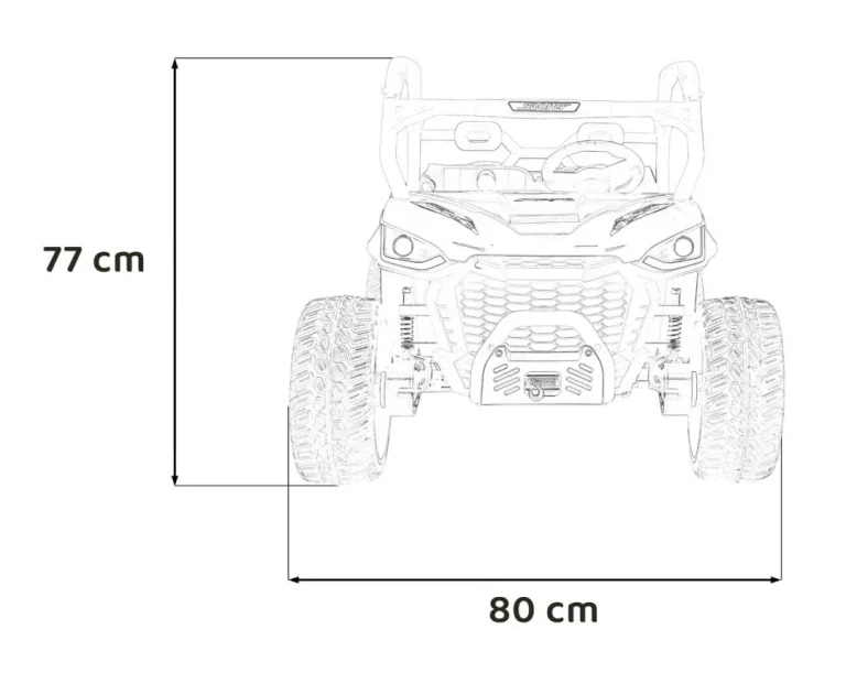 Farmer Kamion Utv Racing Na Akumulator, Zeleni 2