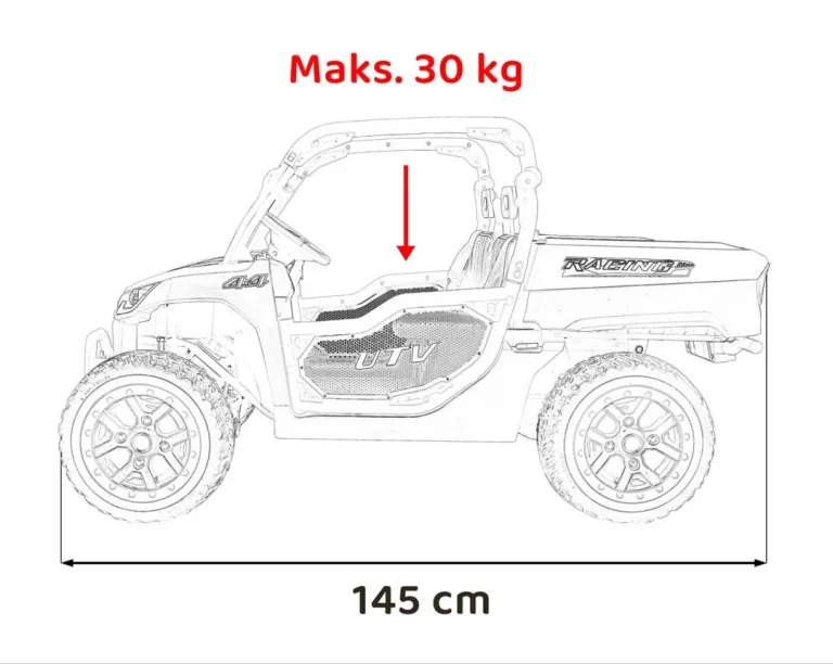 Farmer Kamion Utv Racing Na Akumulator, Zeleni 3