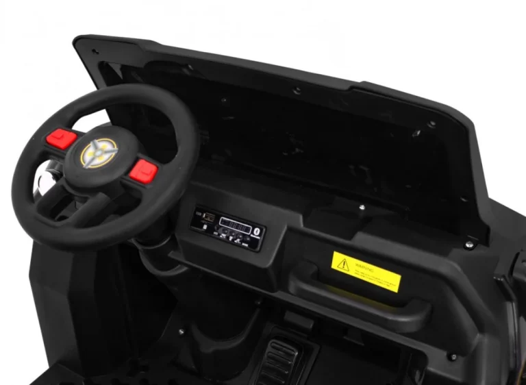 Farmerski Kamion Na Akumulator Crni Za 2 Djece 10