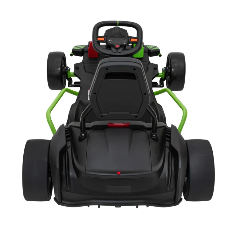 Fast 3 Drift Baterijski Gokart Za Djecu Crni + Drift Funkcija + 2x150w Motora + Led Radio + Sigurnosni Pojasevi, Crna Auto Na Akumulator 10