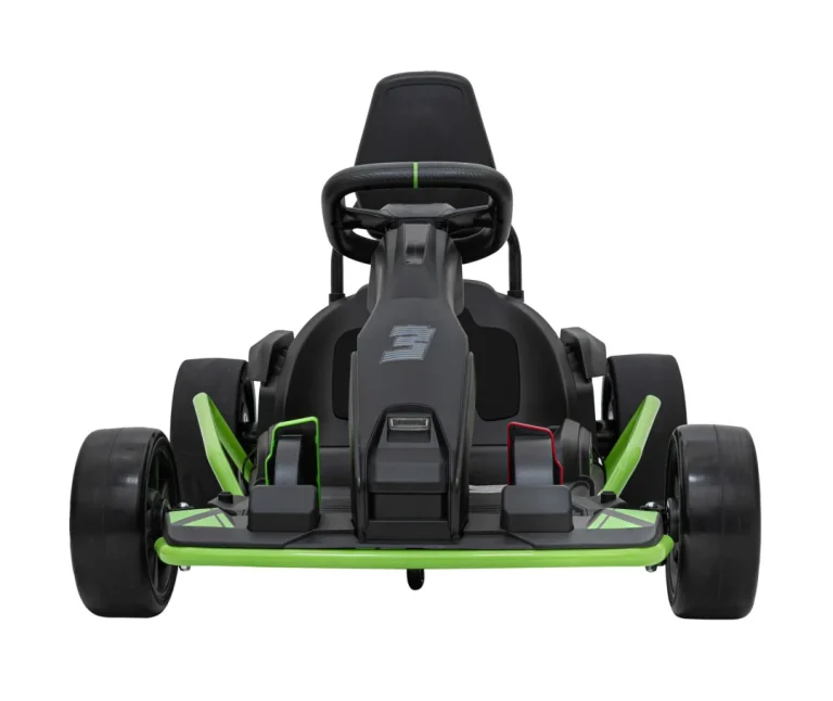 Fast 3 Drift Baterijski Gokart Za Djecu Crni + Drift Funkcija + 2x150w Motora + Led Radio + Sigurnosni Pojasevi, Crna Auto Na Akumulator 4
